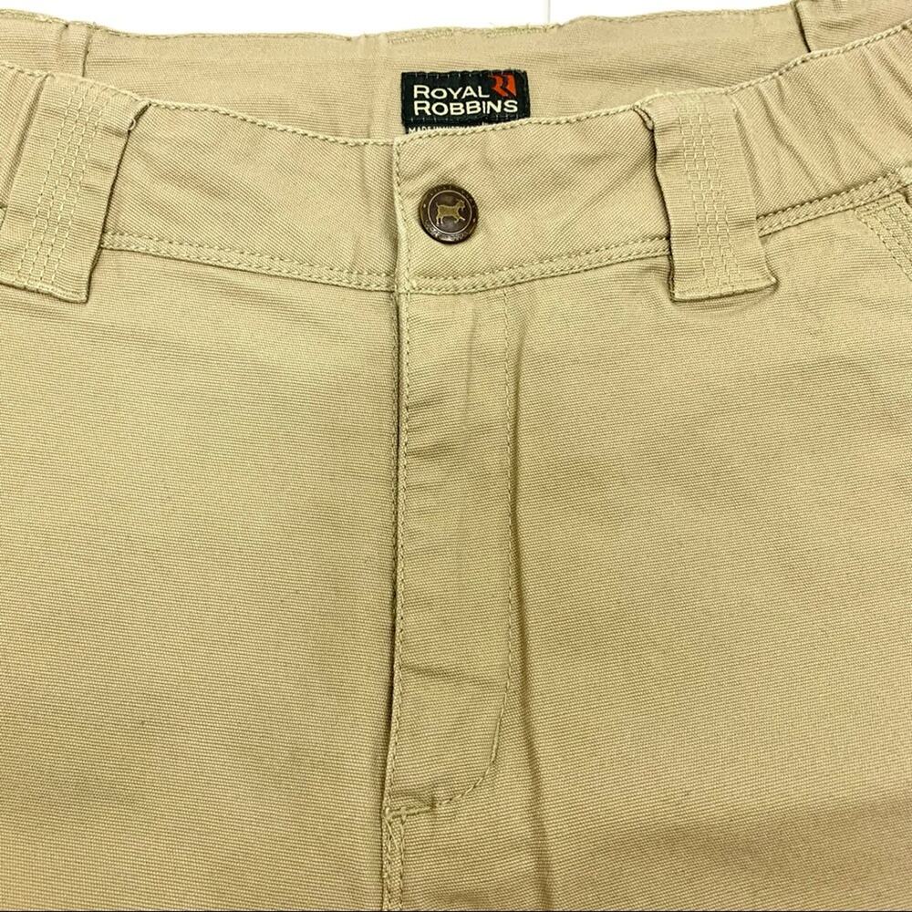 Royal Robbins Shorts Classic Cotton Hiking Walking Mom Shorts Size Medium - Picture 4 of 7